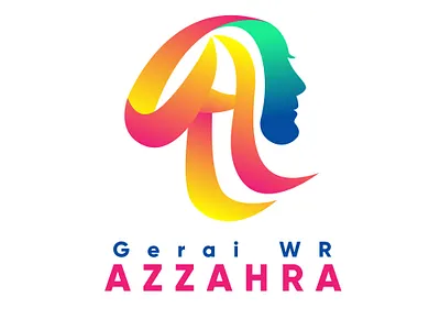 Design logo Gerai Warung Azzahra art branding design illustration logo ui ux vector