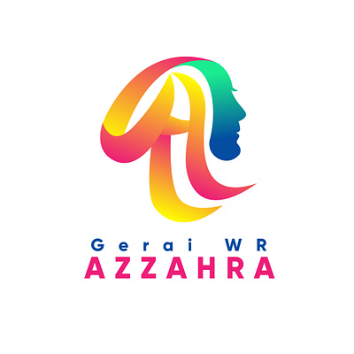 Design logo Gerai Warung Azzahra art branding design illustration logo ui ux vector