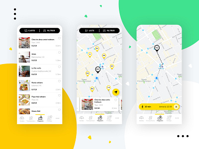 Where to eat ? app design branding eat meal restaurant ui