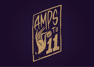 Logo Amps to 11 amps to 11 amps to eleven logo design logo punk logo rock logo trash punk rock roww rowwdesign volume to 11