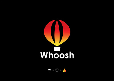 Whoosh app design icon illustration illustrator logo minimal type ui vector