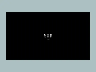 Maison Carnot Home page animation animation art direction communication agency design graphic design interaction interface interface design layout portfolio production house typeface typography ui ui design ux ux design web web design website layout