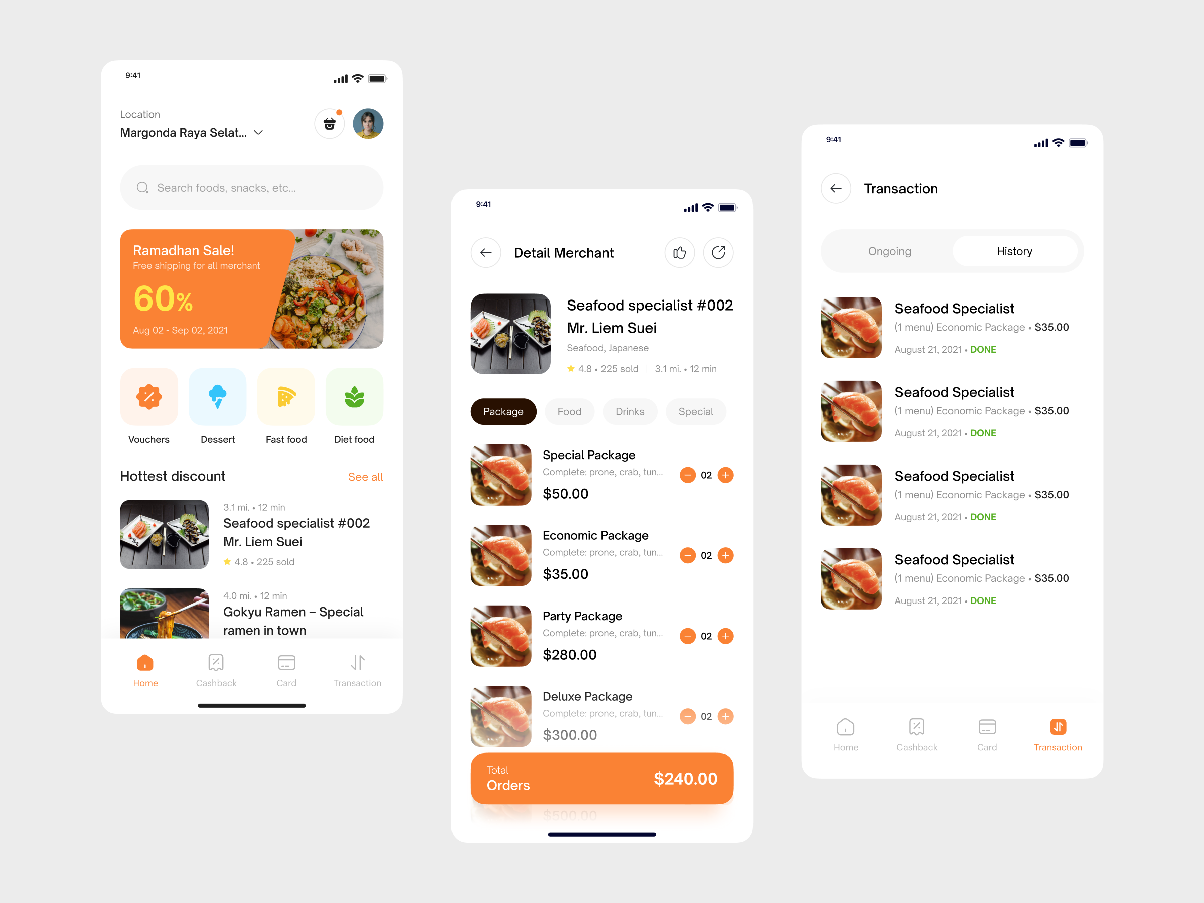 Eatfuuds – Food Delivery Mobile Apps by Firman JP for Vektora on Dribbble