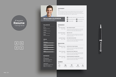 Resume/CV clean resume creative resume curriculum vitae cv template download free minimal minimal resume modern modern resume professional professional resume resume resume clean resume cv resume template template