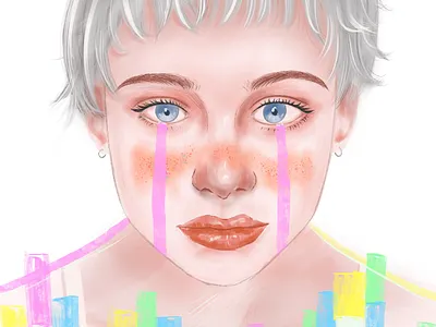 girl-4 amazing design drawing girl ipad ipad art ipad pro art ipadpro procreate