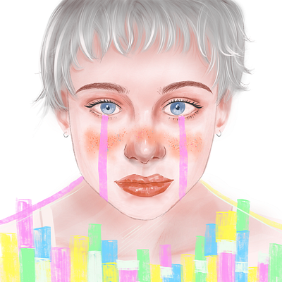 girl-4 amazing design drawing girl ipad ipad art ipad pro art ipadpro procreate