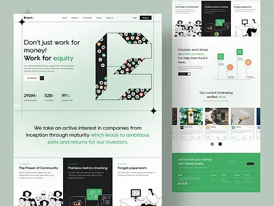 Crowdfunding Website Landing Page Design crowdfunding crowdfunding app design crowdfunding design crowdfunding landing page crowdfunding page design crowdfunding ui crowdfunding ui design kit crowdfunding ui kit crowdfunding website design landing page landing page design web web design web ui website