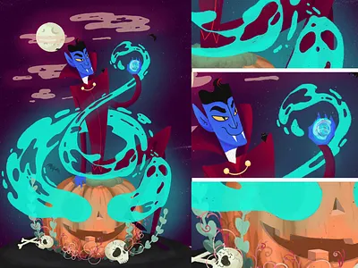 Halloween dracula halloween pumpkin vampire