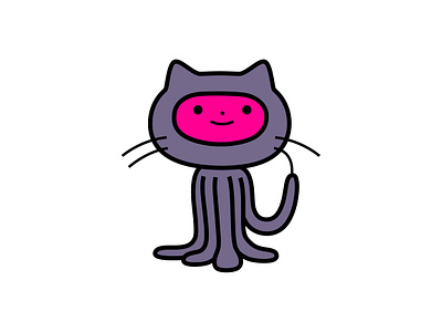 Git utd animal branding cartoon character code colour design dribbble fantasy githb illustration mascot octocat tech