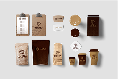 Example packaging brand kopika cafe branding cafe menu coffee bag coffee bean coffee brand coffee branding coffee cup coffee packaging coffee shop cup design menu design mockup mockups mug design packaging packaging design paper bag design paper bag mockup pouch mockup unique design