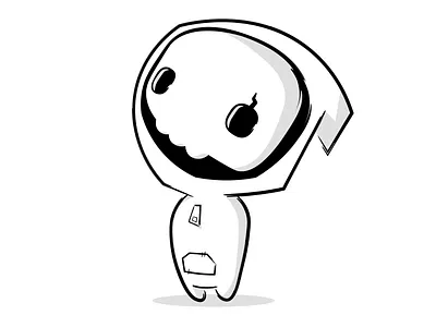 Baby Death baby black and white cartoon cute death flat grim reaper halloween hoodie lineart skull