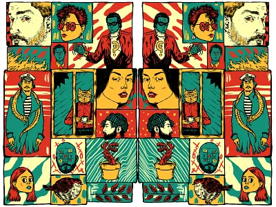 The other things digital digital illustration drawing editorial editorial illustration graphic illustration ink people portrait