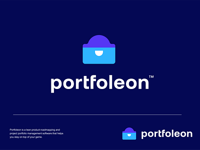 portfoleon branding clever creative design job logo management minimal napoleon portfolio roadmapping simple software strategy suite case tech technology