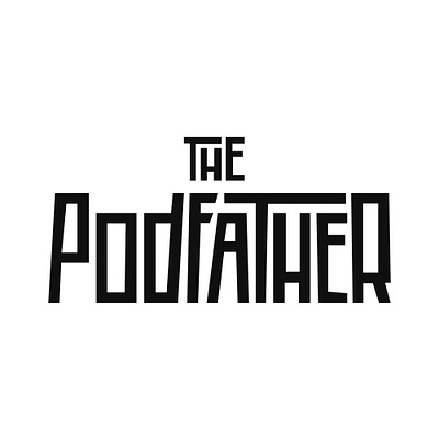 The Podfather - Ricky Gervais branding film gervais godfather goodfellas icon illustration illustrator karl logo mafia pilkington podfather retro ricky scorcese trilogy typography ux vector