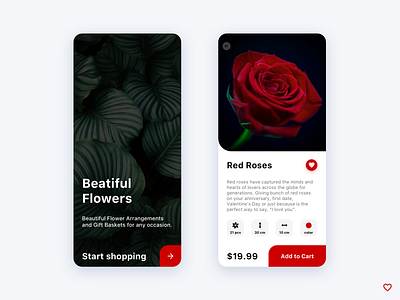 Flower shop app application application design design flower flowers mobile mobile app mobile app design mobile ui ui ux