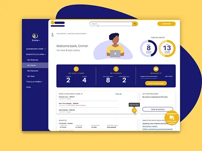 Dashboard Design branding design figma flat icon illustration minimal ui