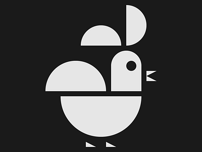 Morning Bird animal animals art artwork bird birds chicken chickens design geometric geometry graphic art graphic design illustration illustrator morning rooster shapes