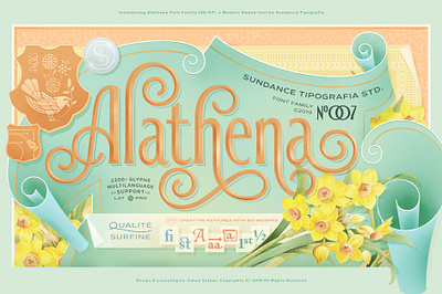 Alathena - Serif Font design elegant fonts font font design font designer fonts fonts collection lettering fonts logo fonts modern fonts sans serif sans serif font sans serif fonts sans serif typeface serif serif font serif fonts serif typeface typeface typeface design