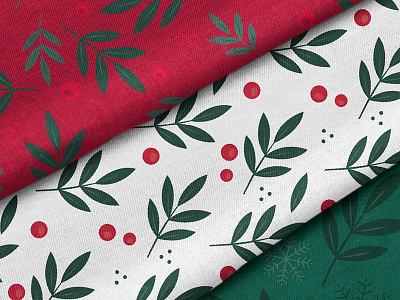 Christmas Festivity creative market design resources festive floral graphic design pattern illustration shapes wrapping paper