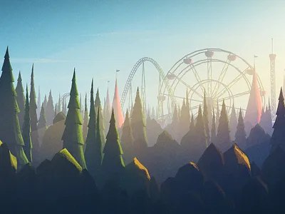 fair 3d art after affects cinema 4d design illustration lighting nature photoshop