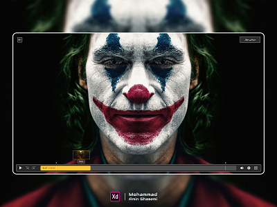 Video Player - VOD adobe photoshop adobe xd app dark design designer designs filimo film joker joker movie movie player ui uiux ux video player vod webdesign website design