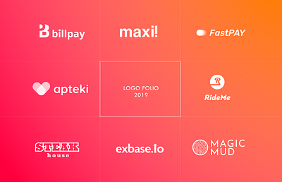 Logofolio 2019 animation design icon logo minimal type ui ux vector website