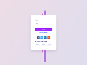 Sign In UI Design by Ildiko Gaspar on Dribbble