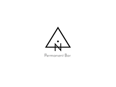 Permanent bar bar design logo permanent vector