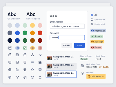 Propflow · Design System design system icons product design