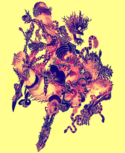 The Coral King art character design design graphic arts illustration