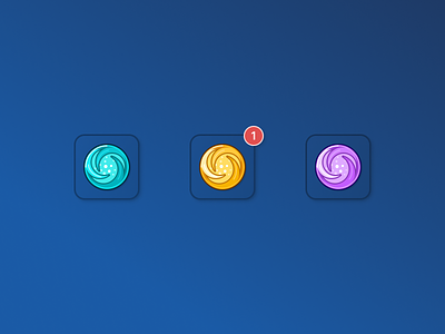Game items - Portals circle design figma game icon icondesign icons illustration magic portal shine sketch teleport ui vector