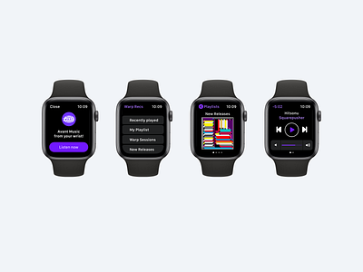 Daily UI 009. Music Player adobexd applewatch dailyui interfacedesign music player musicapp ui