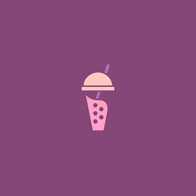 Shenzhen Bubble Tea v3 bubble tea bubbletea challenge design designer graphicdesign graphicdesigner logo design logochallenge logodesign logolove logolover pink purple