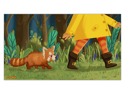 Forest design illustration