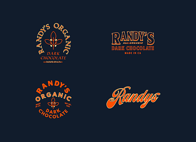 Randys angeles branding design illustration logo reillysauer type typography vector