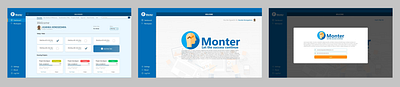 Monter - Project Management Web app app branding design ui ux vector web website