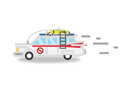 Ghostbusters Ecto 1 car ecto1 ghost ghostbusters icon van