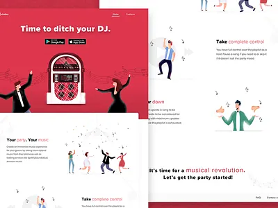 Jukebox art banner clean design design graphic graphicdesign illustraion illustration illustrator procreate