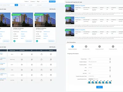 property list page designs in ayashwebtechnology cms development design listing page property realestate ui