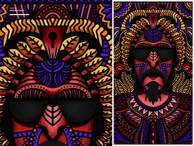 Best of Inktober 2019 - Enchanted art artwork digital enchanted illustration illustration art inktober painting procreate tribal