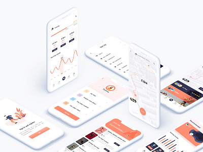 RUNNING MOBILE APP app design ui ux