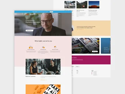 Look and feel – Agillic look and feel webdesign