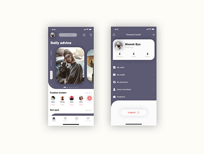 Fashion insider ui ux