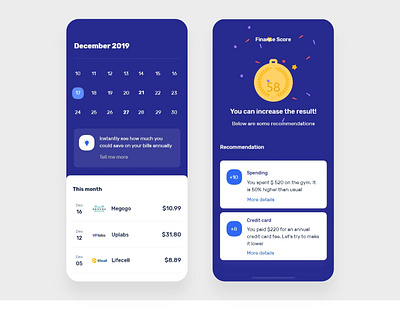 Loan expenses app adobe xd adobe xd photoshop ui ux app design interface ios minimalistic mobile ui ux