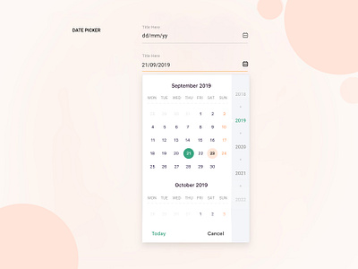 Date Picker datepicker