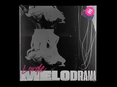 4/10 — Lorde - Melodrama album album art album cover design graphic design modern type typography