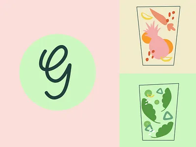 Juice Bar Identify bar behance behance project branding cafe fruit identify illustration juice juice bar vector