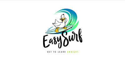 Logo for surf school "Easy Surf"