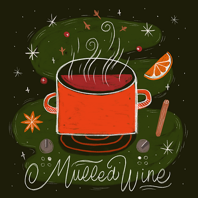 The 12 Drinks of Christmas - Mulled wine boiling christmas cooking cozy decoration drink drinking falala festive holiday kitchen mulled mulled wine orange pot preparation spices wine winter xmas