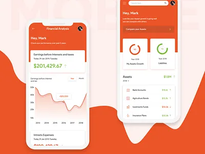 Finance Application app branding design minimal mobile app design mobile ui ui ui ux uidesign ux